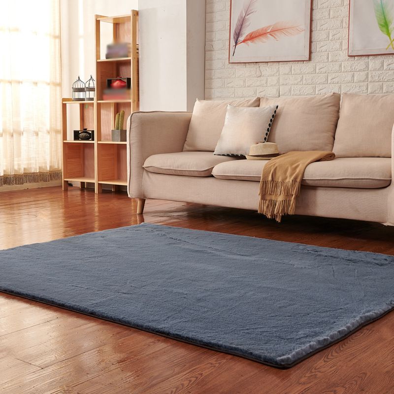 Área de sala de estar marrón alfombra Área de color sólido alfombra poliéster alfombra de respaldo sin deslizamiento
