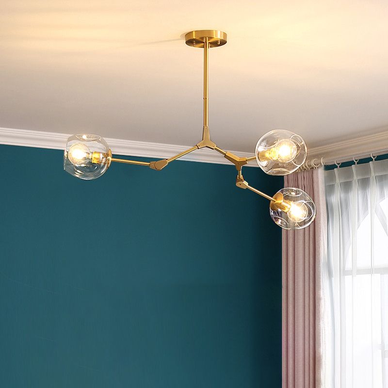 Ceiling Pendant Transparent Glass Lighting Foyer Light Bedroom Light