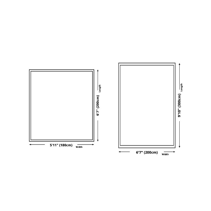 Light Brown Striped Rug Polyester Casual Rug Washable Rug for Living Room