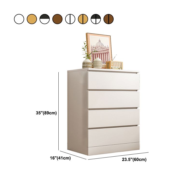 16.1" Wide Wooden Storage Chest Contemporary Lingerie Chest for Bedroom