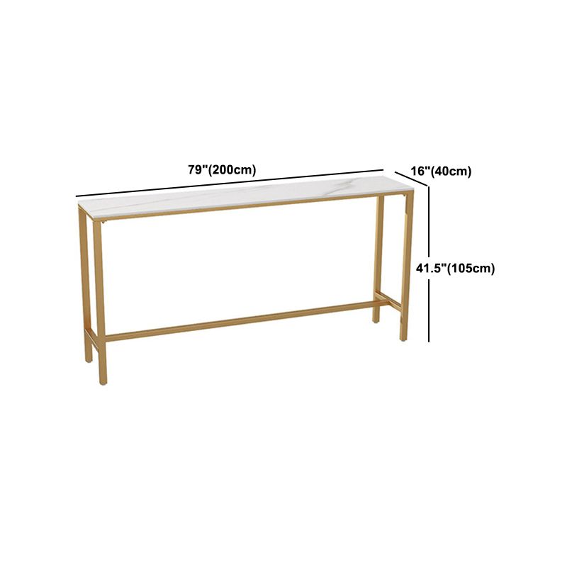 1/2/4 Piece Glam Matte Finish Pub Dining Set Sintered Stone Bar Table Set