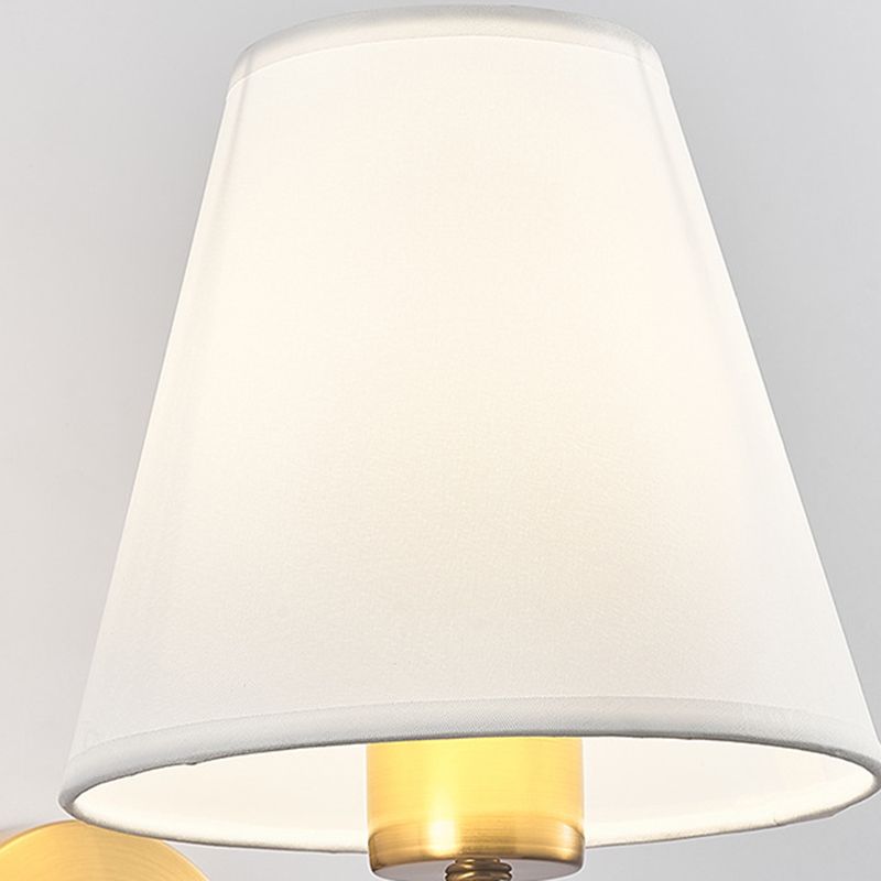 Modernism Wall Sconce Fabric Shade Sconce Lighting for Living Room