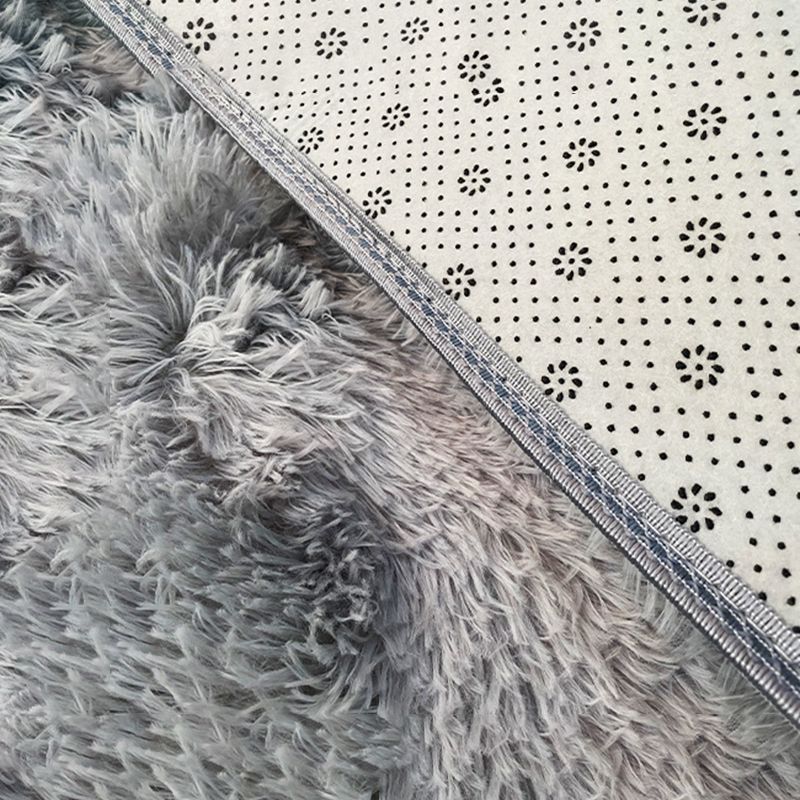 Light Pink Gradual Change Rug Polyester Simple Rug Washable Rug for Drawing Room