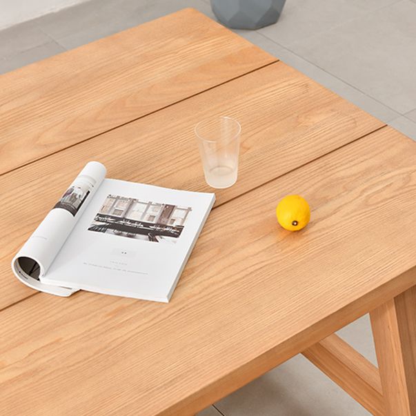 Modern 1/2/4/5 Pieces Dining Bench Set Rectangle Pine Wood Dining Table for Kitchen