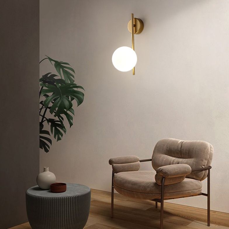 Minimalist 1 Head Wall Mount Ball Lamp Fixture for Hallway