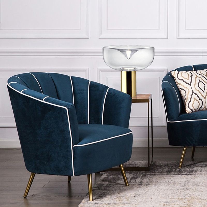 Bowl Glass Night Light Minimalism 1-Bulb Table Lamp with Open Top Design for Bedroom