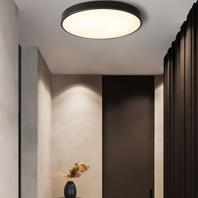 Circular Led Flush Mount Ceiling Light Fixtures Modern Acrylic Flush Mount