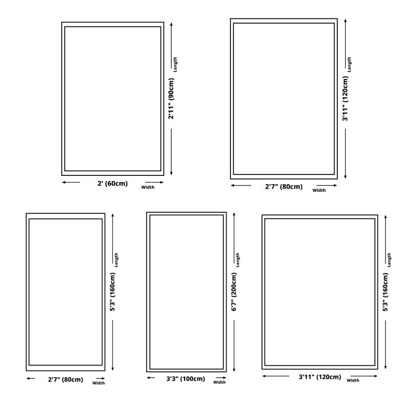 Green Living Room Rug Modern Abstract Indoor Carpet Polyester Anti-Split for Home Decoration