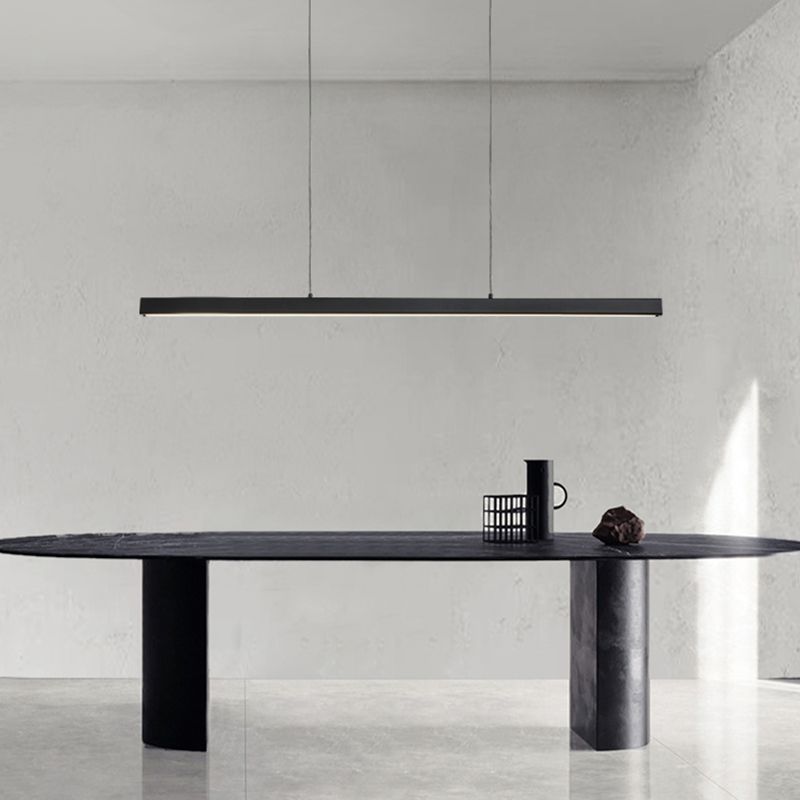 Nordic Modern Hanging Lightture Room Dining Room LED simple rectangle Pendant Lumière