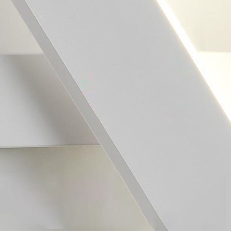 Single White/Black Modern Wall Mounted Sconce LED Wall Light for Bedroom
