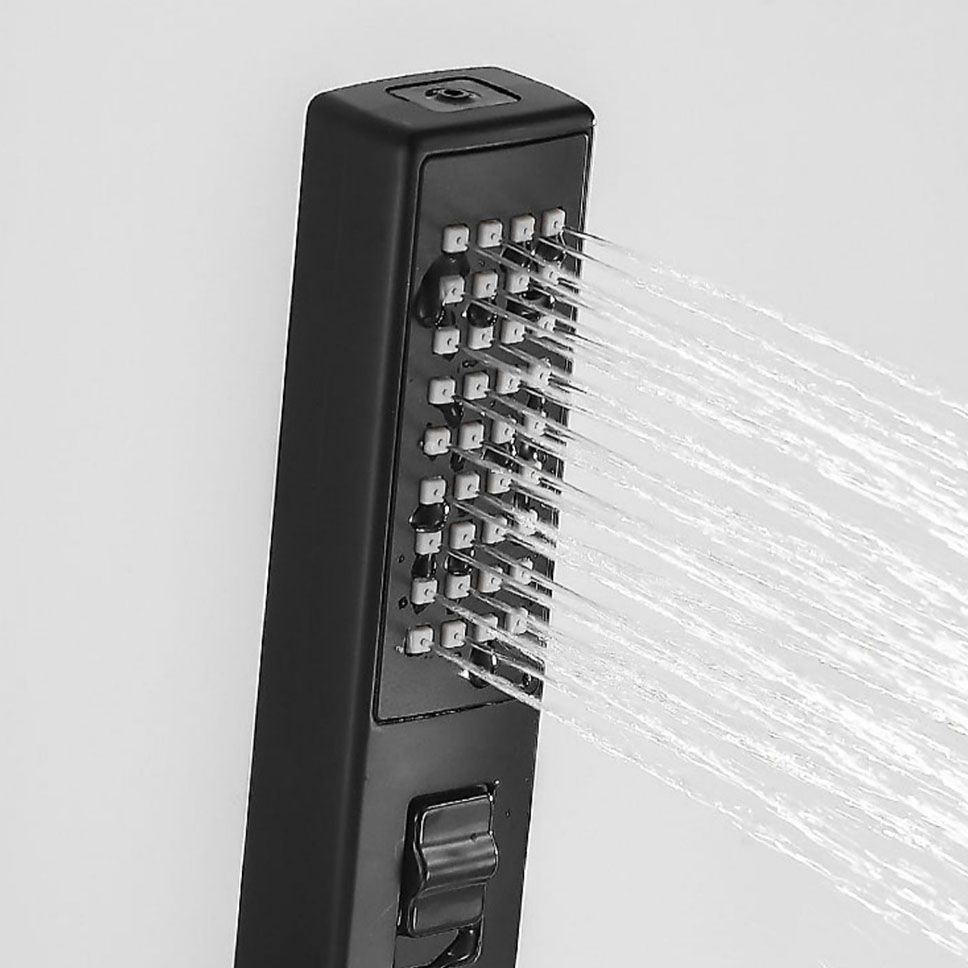 Wall Mounted Tub Filler Modern Single Lever Handle Swivel Tub Filler with Handshower