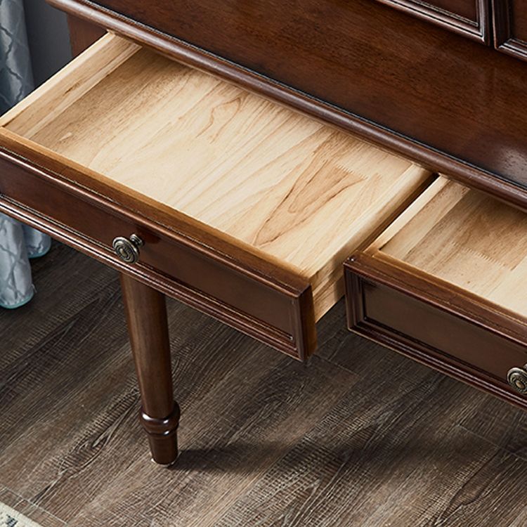 Bedroom Vanity Makeup Dressing Table Stool Set Wooden Vanity Set