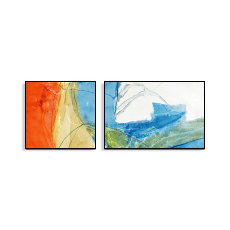 Canvas Multi-Piece Art Print Modern Abstract Painting Wall Decor for House Interior