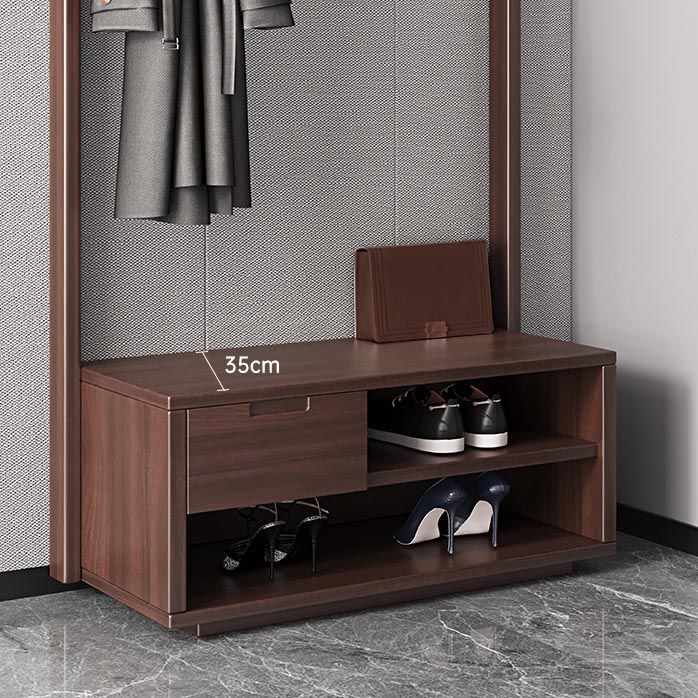 Modern Style Storage Armoire Home Wooden Wardrobe Cabinet with Shelves