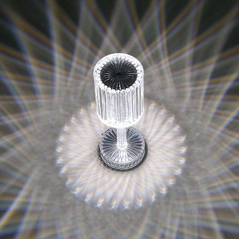 Éclairage de bureau de style moderne Lampe de bureau LED acrylique pour chambre à coucher