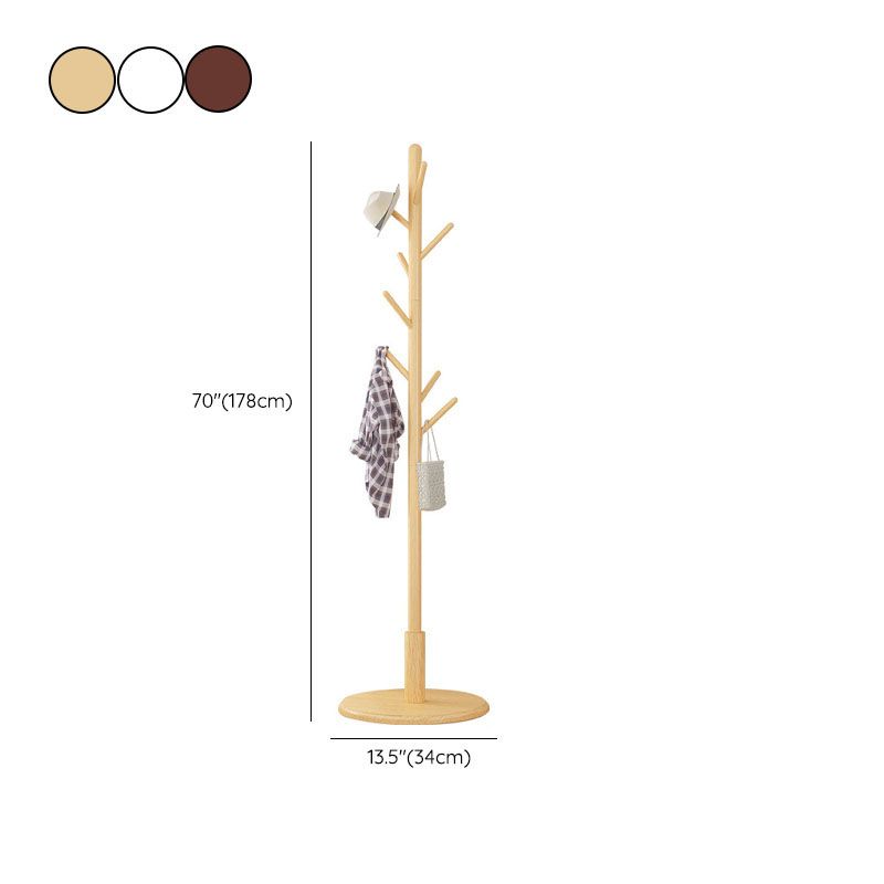 Free Standing Hall Stand Mid Century Modern Wooden Hall Stand