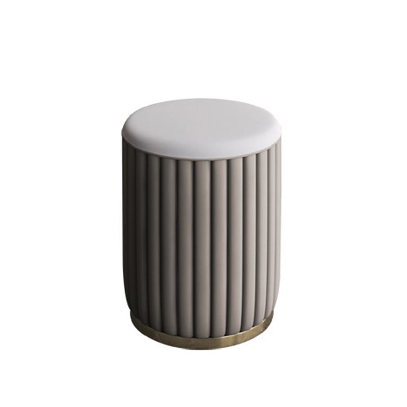 2 Storage Drawers Vanity Table Modern Stone Dressing Table with Mirror and Stool