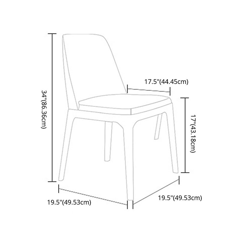 Contemporary Style White Slate Dining Table Rectangular Formal Dinette Set with Wood Base