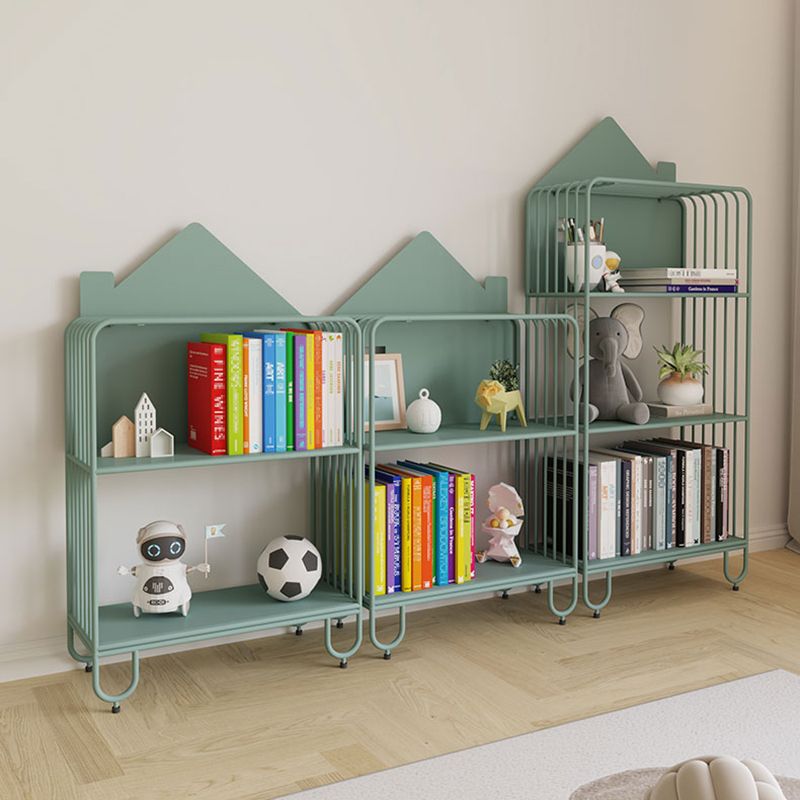 Scandinavian Standard Bookshelf Metal Shelves Included Bookcase