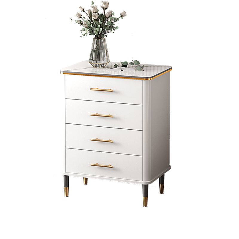 Wood Storage Cabinet Contemporary Standard Side Cabinet with Drawers