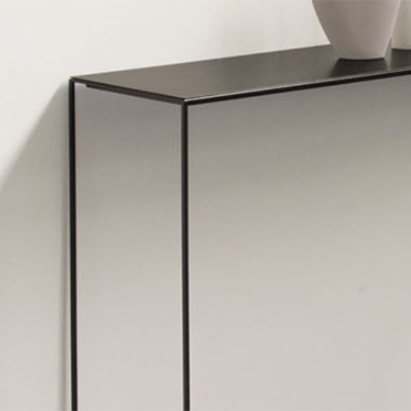 31.5-inch Tall Modern Console Table Iron Accent Table with 1 Shelf