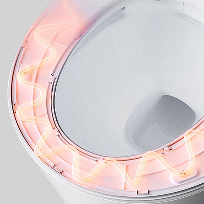 Modern 1-Piece Toilet Bowl In-Wall Urine Toilet with Seat for Washroom