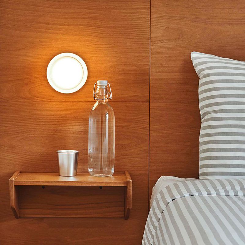 Nordic Vanity Lighting Circle Wall Light Fixture with Acrylic for Bathroom