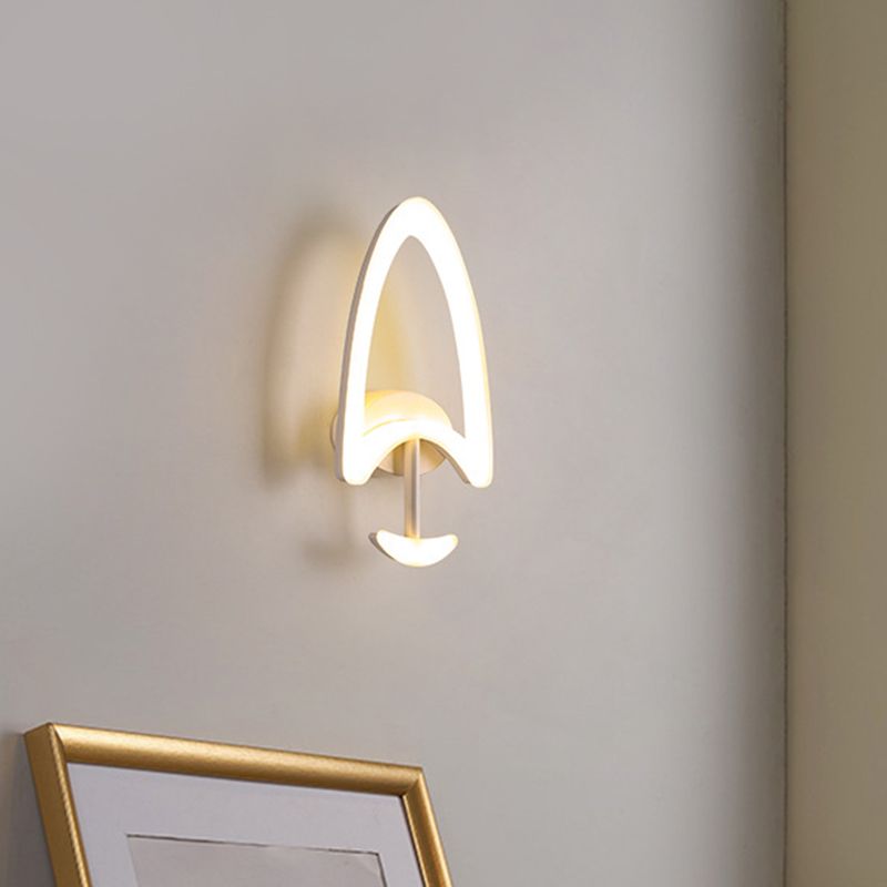 Minimalist Tree Shaped Acrylic Wall Lamp LED Sconce Light Fixture in Warm/White Light for Bedroom