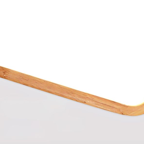 Moderne Flush Mount Light Armaturen Hout Flush Kroonluchter