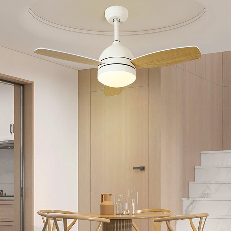 Metal Fan Shape Ceiling Fan Kid Style 1-Light Ceiling Fans Fixtures