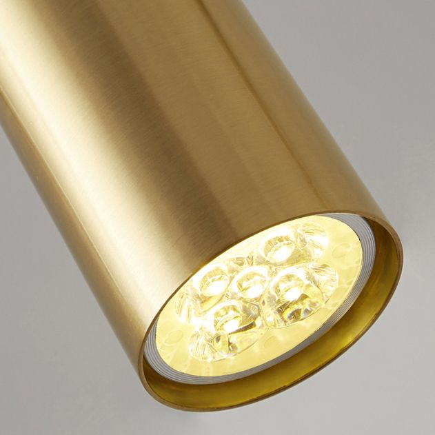 Nordic Simple Dining Table Island Lamp Kitchen Dining Pendant Lamp in Gold