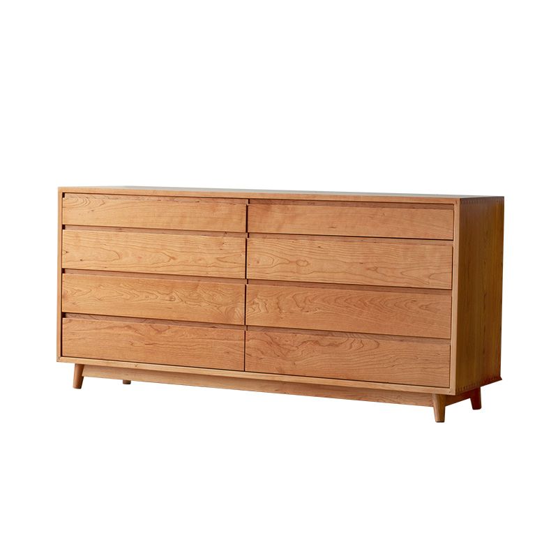 Modern Storage Chest Wooden Storage Chest Dresser with 8 Drawers