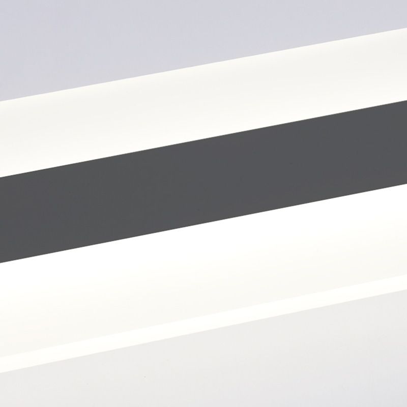 LÍNEA LED LÍNEA Luz moderna de estilo acrílico de metal