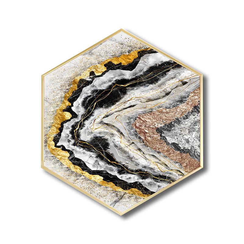 Zachte kleur marmer look canvas Scandinavische stijl getextureerde muur kunst decor voor woonkamer
