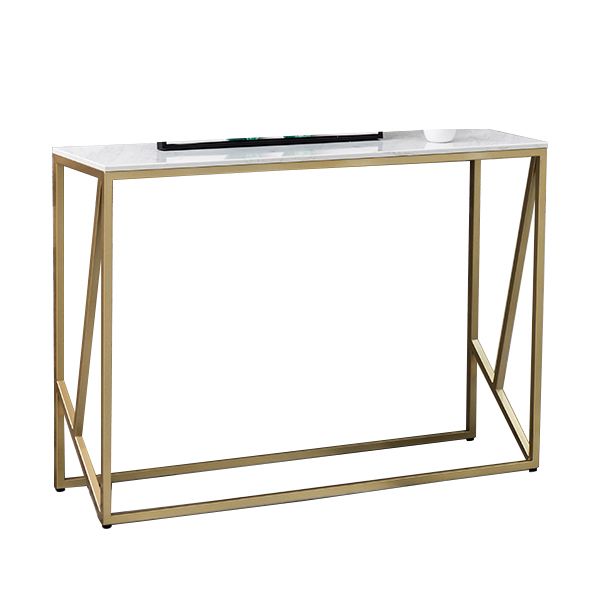 33.46" Tall 1-shelf Console Table Stain Resistant Accent Table for Hall