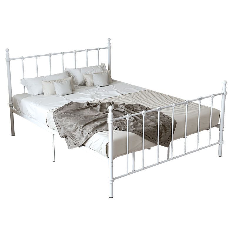 Poster Metal Bed 41 inch With Headboard and Footboard Rectangular Headboard