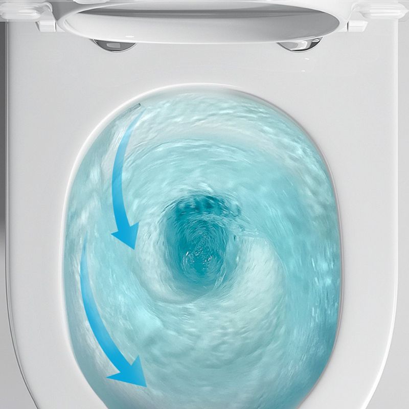 Modern Wall Mount Toilet Bowl One-Piece Urine Toilet for Bathroom