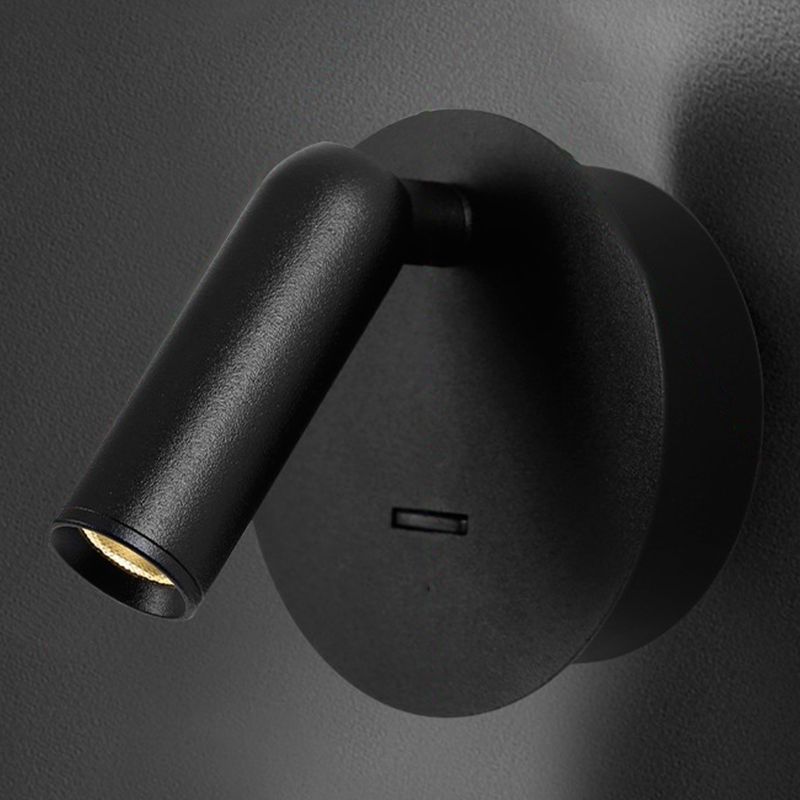 White/Black Modernism Single Wall Mounted Sconce LED Wall Light for Bedroom