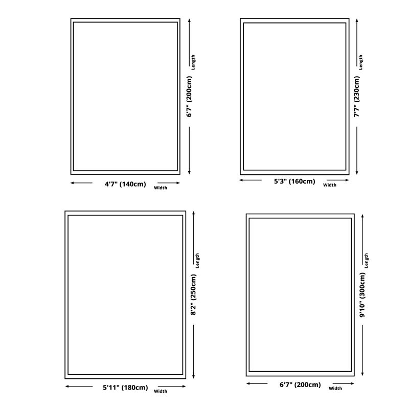 Dark Colored Graphic Design Area Rug Glam Polyester Rug Washable Indoor Carpet for Living Room