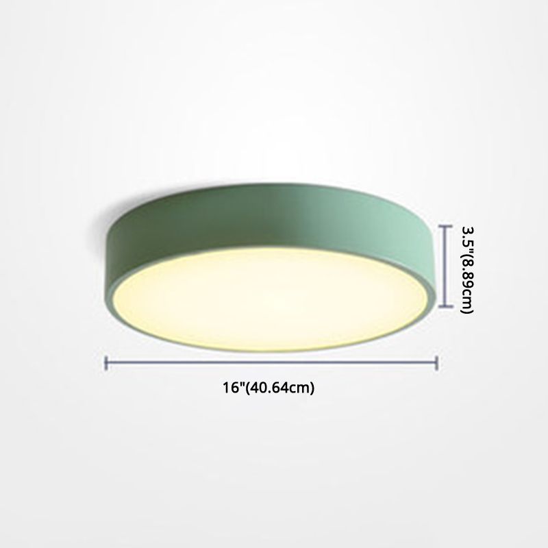 Ronde inbouwverlichting 1-lichts aluminium minimalistische inbouwplafondverlichtingsarmaturen