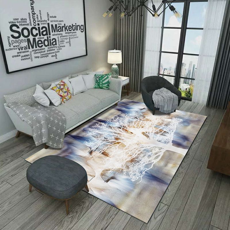 Roze modern tapijt polyester veerveer Tapijt niet-slip achterste tapijt voor woningdecoratie