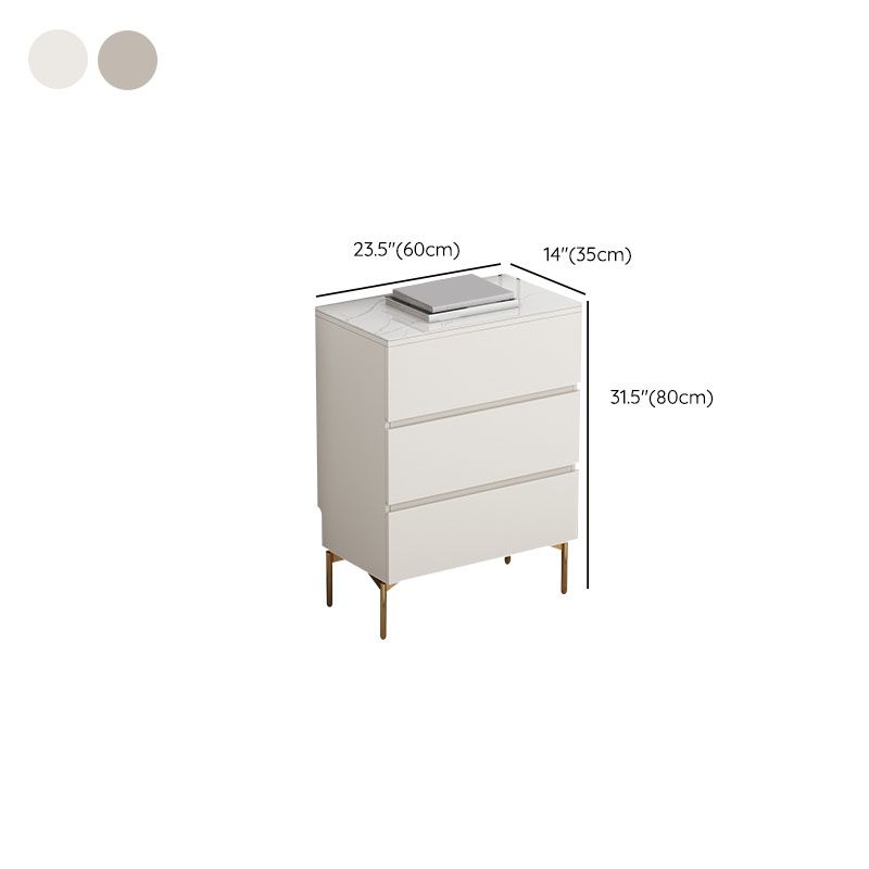 13.65-inch Width Contemporary Storage Chest Dresser Stone Dresser