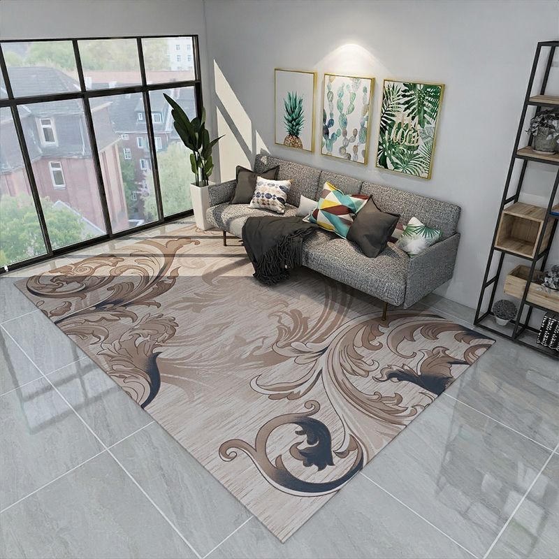 Novelty Modern Style Rug Multicolor Geometry Area Rug Stain Resistant Machine Washable Non-Slip Rug for Sitting Room