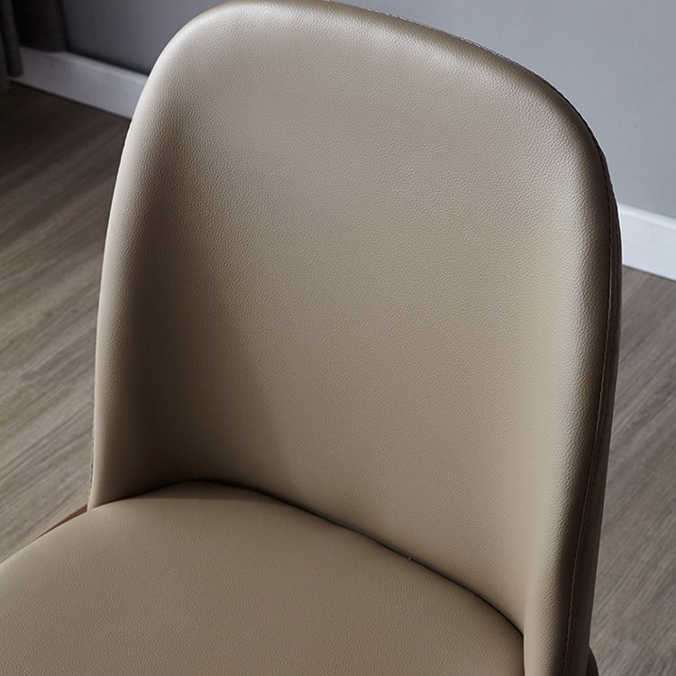 Industrial Indoor-Outdoor Dining Chair Parsons Chair with Upholstered