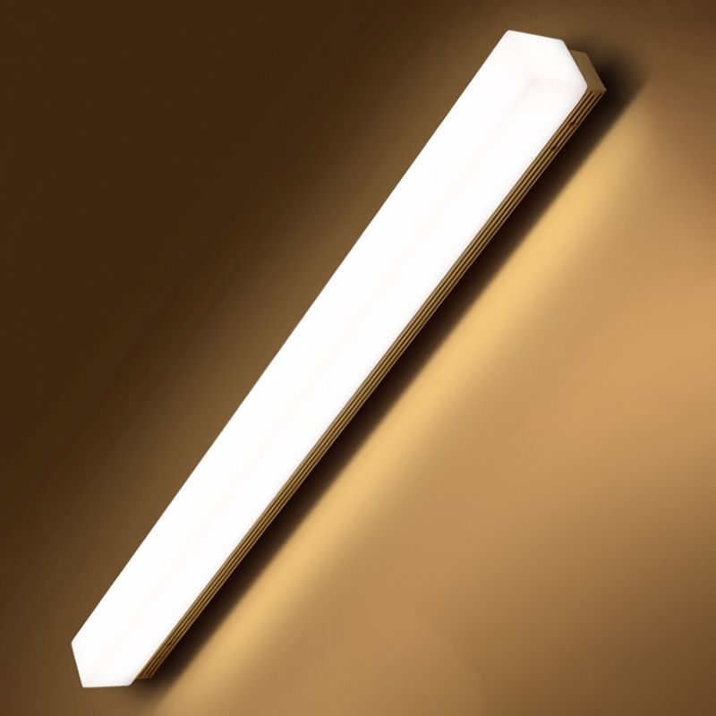 Rectangle LED Vanity Lamp Modern Minimalist Style Acrylic Single Vanity Light