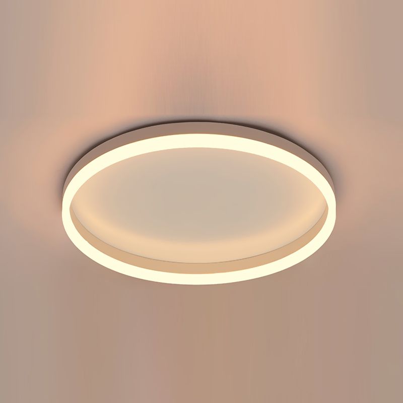 Luminaires de plafond encastrés de simplicité noire de lumière montée par plafond de LED pour le salon