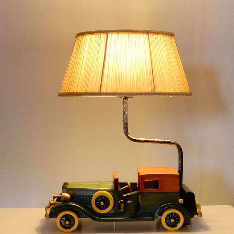 Drum Drum Drum Light Kids 1 1 lampada da tavolo da notte blu con piedistallo per la camera da letto per ragazzi