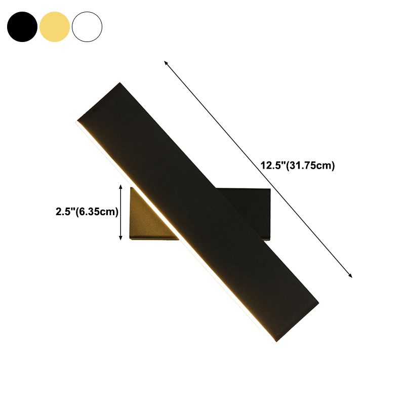Rotatable Wall Mount Light LED Wall Light with Acrylic Shade for Living Room