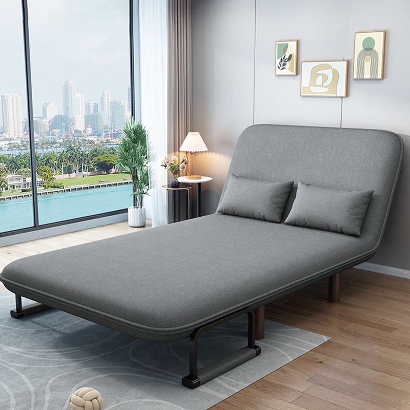 26" Wide Scandinavian Sleeper Sofa Futon Fabric Foldable Sleeper Sofa