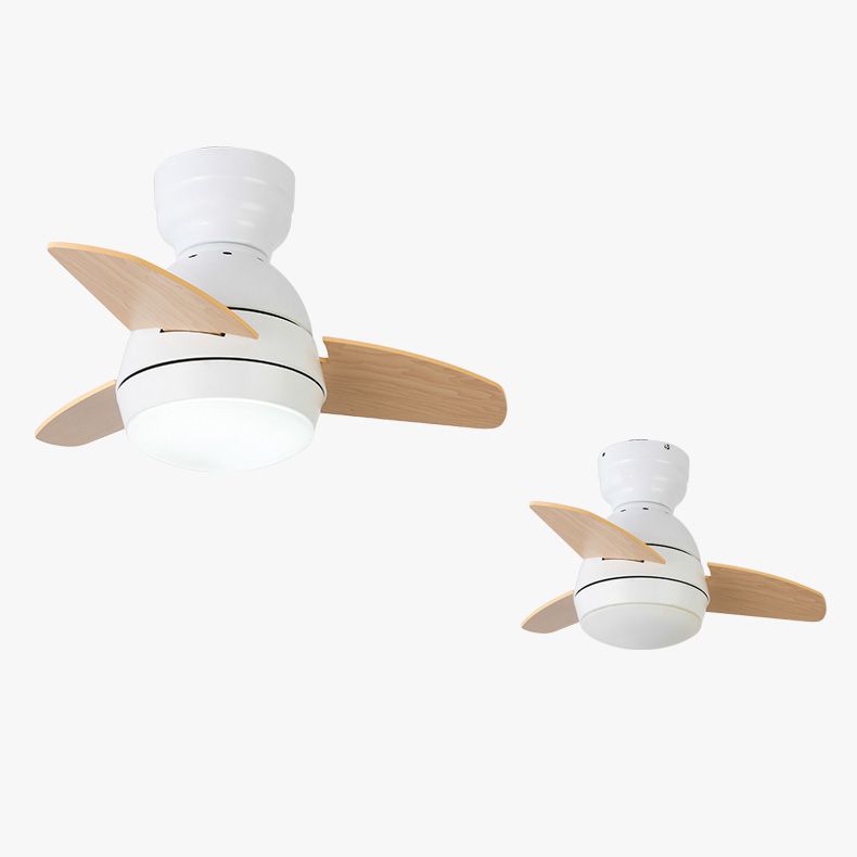 Metal Ceiling Fan Lighting Modern Style 1 Light Ceiling Fan Light for Living Room